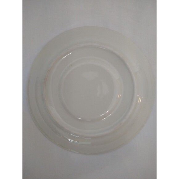 VTG Air France Pillivuyt? Porcelain Teacup and Saucer Ivory Cream with Gold Rim - Picture 4 of 14